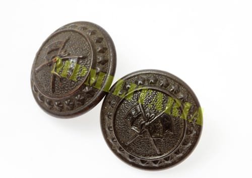 Lote de Botões da Arma de Cavalaria do Exército - Força Pública - Anos 30/40 - Imagem 4