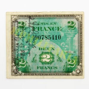 Cédula aliada Ocupação da França - 2 Francos- 1944