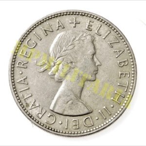 Moeda Elizabeth II Half Crown