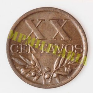 Moeda de Portugal XX centavos