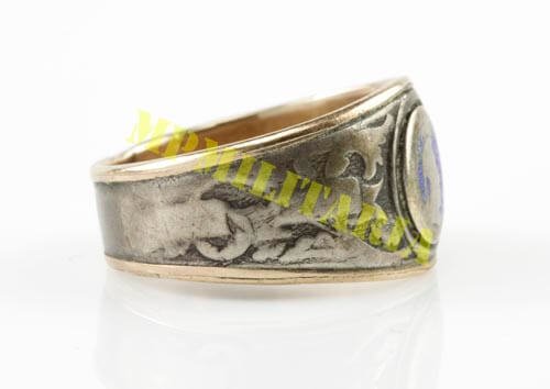 Anel de Profissão - Engenharia Revolução de 32 - Revestido em ouro - Imagem 4