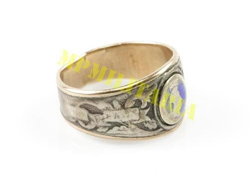 Anel de Profissão - Engenharia Revolução de 32 - Revestido em ouro - Imagem 2