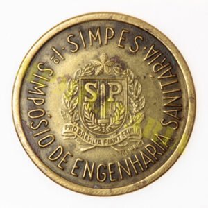 Medalha do 1º SIMPES - Simpósio de Engenharia Sanitária - 1966