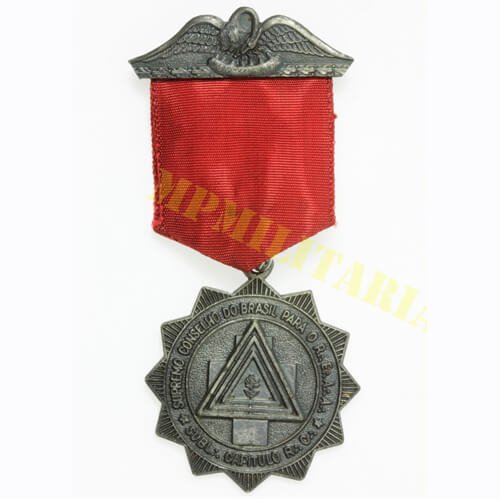 Medalha de Mérito do Supremo Conselho do Brasil - Maçonaria - Capitulo R.C. - Grau 18