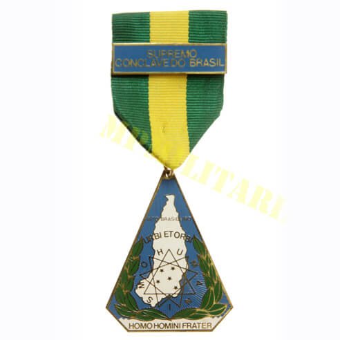 Medalha 3ª Convenção Nacional em Goiânia - Maçonaria Rito Brasileiro