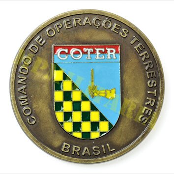 Medalha / Challenge Coin do COTER – Comando de Operações Terrestres - Exército