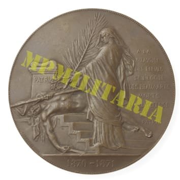 Medalha dos Alunos da Escola de Belas Artes Morto em Defesa da Pátria - Guerra Franco - Prussiana