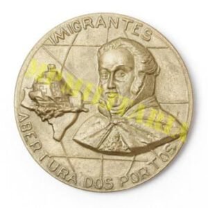 Medalha da Imigração Portuguesa e Abertura dos Portos - Dom João VI