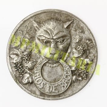 Medalha de prata Filhos de Baccho - Sergipe.