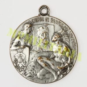Medalha do 4º centenário de Braz Cubas “Homenagem da cidade de Santos a seu fundador” - 1907