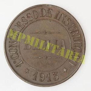 Medalha do 1º Congresso de Instrução - Bahia - 1913