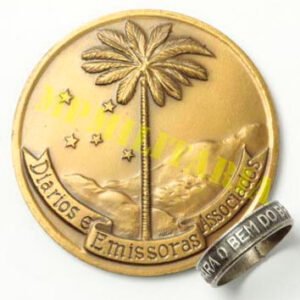 Medalha e Aliança da “Campanha do Ouro de 1964” do Diário e Emissoras Associados - 1964