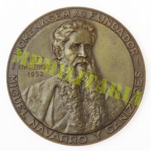 Medalha dos 75 Anos da Escola de Belas Artes da Bahia - 1952
