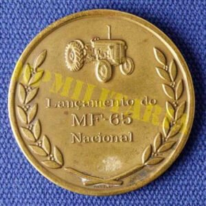 Medalha Lançamento do Trator Massey Ferguson - MF-65 Nacional