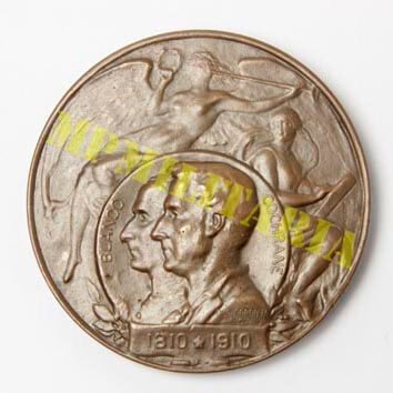 Medalha do Centenário da Independência do Chile "La Marina em el Centenário Nacional 1810 - 1910"