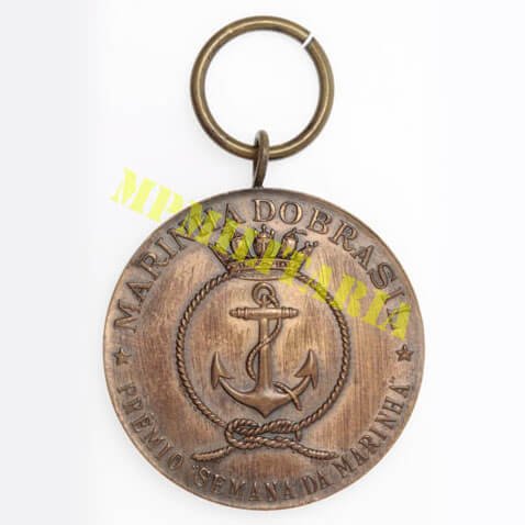 RARA MEDALHA PRÊMIO SEMANA DA MARINHA - 1956
