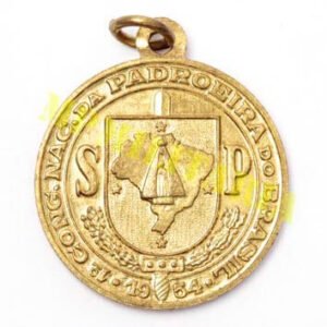 Medalha do 1º Congresso da Padroeira do Brasil - Nossa Senhora Aparecida - 1954