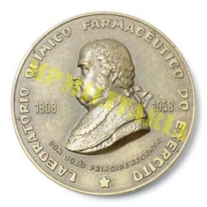Medalha de 150 anos Laboratório Químico Farmacêutico do Exército - 1958