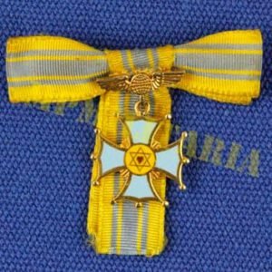 Miniatura da Medalha feminina “Soberana Ordem dos Cavaleiros de São Paulo Apóstolo”