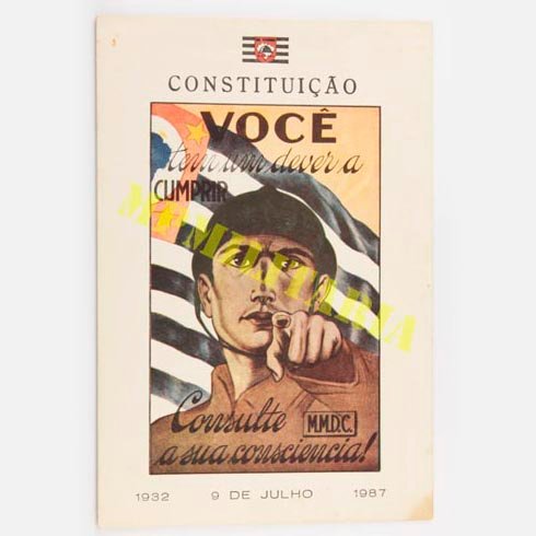Convite Programa para as Comemorações da Revolução - 1932/1987