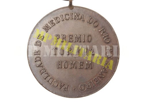 Antiga Medalha “Prêmio Torres Homem” Faculdade de Medicina do Rio de Janeiro - Imagem 3
