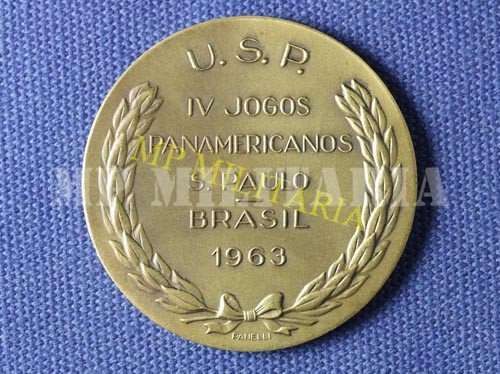 Medalha dos Jogos Pan-Americanos de São Paulo - 1963 - USP - Imagem 2