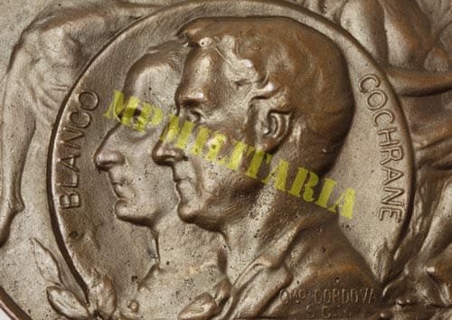 Medalha do Centenário da Independência do Chile "La Marina em el Centenário Nacional 1810 - 1910" - Imagem 6