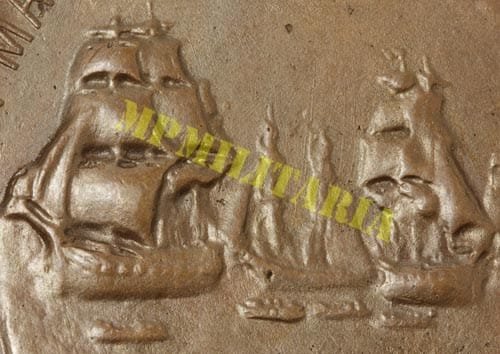 Medalha do Centenário da Independência do Chile "La Marina em el Centenário Nacional 1810 - 1910" - Imagem 8