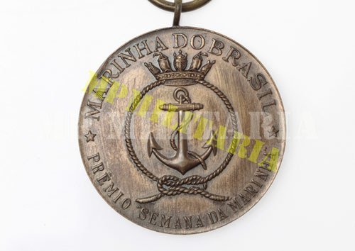 RARA MEDALHA PRÊMIO SEMANA DA MARINHA - 1956 - Imagem 2
