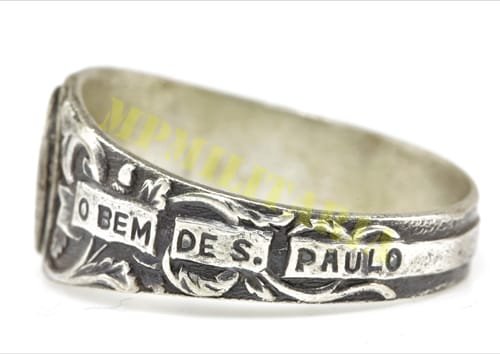 Raro Anel de Profissão - Comércio - Revolução de 1932 - Imagem 5