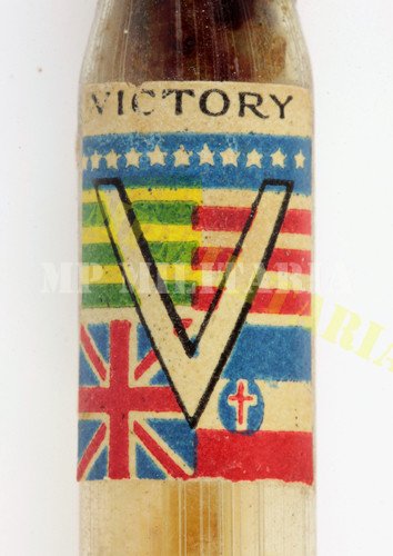 Raro Souvenir perfume do V da Vitória do Brasil - II Guerra - Imagem 5