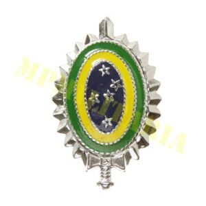 Antiga insígnia de quepe - Alunos “CPOR / NPOR” - Anos 50/60 - Exército Brasileiro