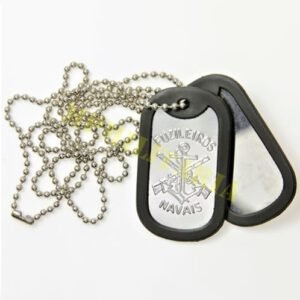 Placa de identificação Dog Tag - Fuzileiros Navais