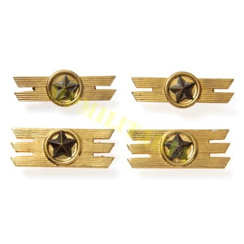 Antigo par de Insígnias de Tenente Coronel da FAB