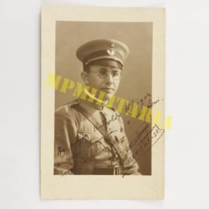 Antiga fotografia de militar com dedicatória para Gen. Bertholdo Klinger - 1925