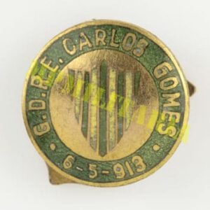 Raro Pin do “Grêmio Dramatúrgico Recreativo e Esportivo Carlos Gomes” - Anos 20
