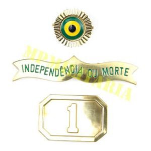 Lote de Insígnias da “Bateria de Cerimonial Caiena” - Artilharia do Exército