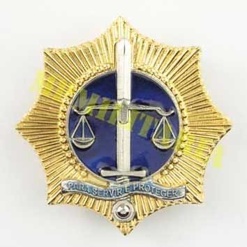 Distintivo do Curso de Direito Internacional Humanitário e Direitos Humanos - Policia Militar