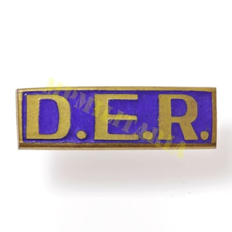Antigo Pin / Insígnia do D.E.R.