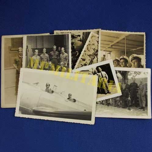 Lote de 8 fotos da FAB - Escola de Técnica da Aviação de São Paulo - 1944 - II Guerra