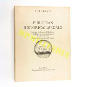 Catálogo do Leilão de Medalhas Sotheby’s - com Medalhas Brasil Holanda