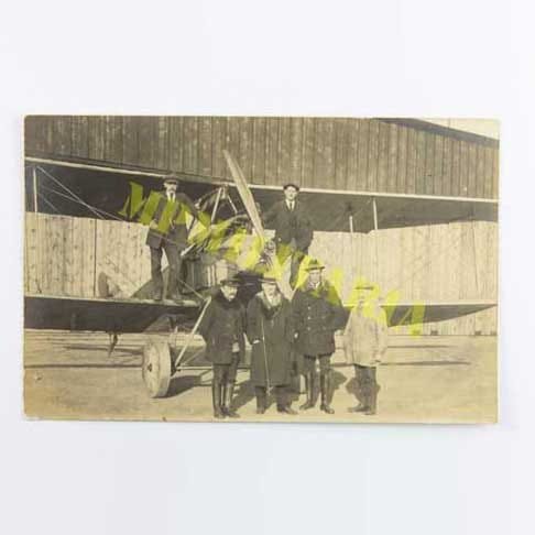 Antiga fotografia de avião dos anos 1920
