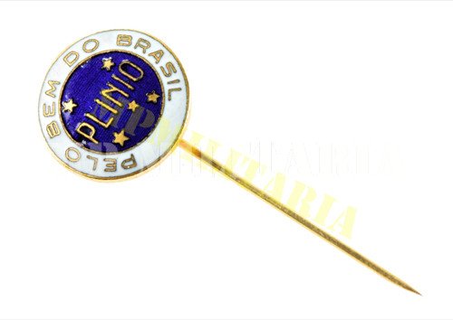 Pin Integralista campanha a presidência de Plínio Salgado - 1955 - Imagem 2