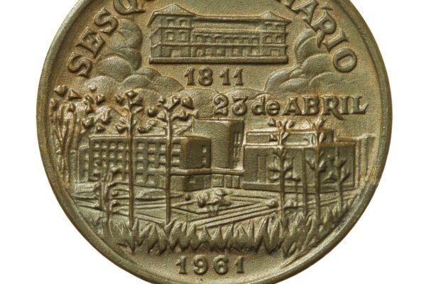 MEDALHA DE 1961 DA ACADEMIA MILITAR DAS AGULHAS NEGRAS - Imagem 3