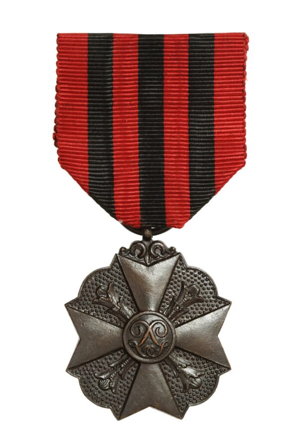MEDALHA BELGA DE TEMPO DE SERVIÇO LEOPOLDO I – GRAU BRONZE - Image 2