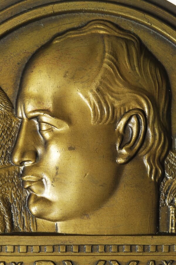 RARA MEDALHA DE MUSSOLINI CUNHADA NO BRASIL – 1932 - Image 4