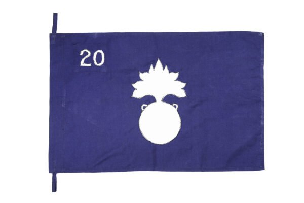 ANTIGA BANDEIRA / FLÂMULA DISTINTIVO DE COMANDO 20° GRUPO DE ARTILHARIA DE CAMPANHA – 20º GAC - Image 2