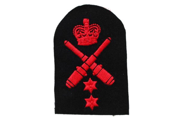 DISTINTIVO / PATCH ROYAL NAVY GUNNERY INSTRUCTOR – MARINHA BRITÂNICA