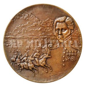 MEDALHA DO SESQUICENTENÁRIO DA REVOLUÇÃO FARROUPILHA • GAL. BENTO GONÇALVES