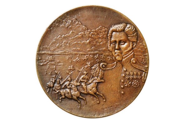 MEDALHA DO SESQUICENTENÁRIO DA REVOLUÇÃO FARROUPILHA • GAL. BENTO GONÇALVES